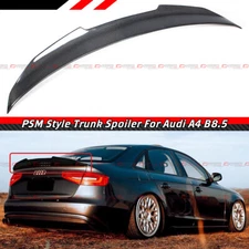 FOR 2013-16 AUDI A4 B8.5 PSM STYLE HIGHKICK DUCKBILL CARBON FIBER TRUNK SPOILER