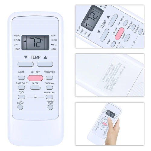 Nuevo control remoto para aire acondicionado portátil Midea 8500 BTU MAP05S1AWT-A - Imagen 5 de 6