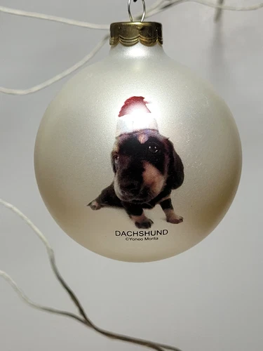 Artists Collection The Dog Dachshund Christmas Ornament