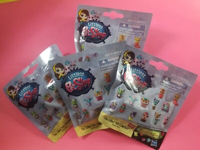 LOT 4 NEW - Littlest Pet Shop 2014 Series 2 Littlest Pets Collection Blind Bag