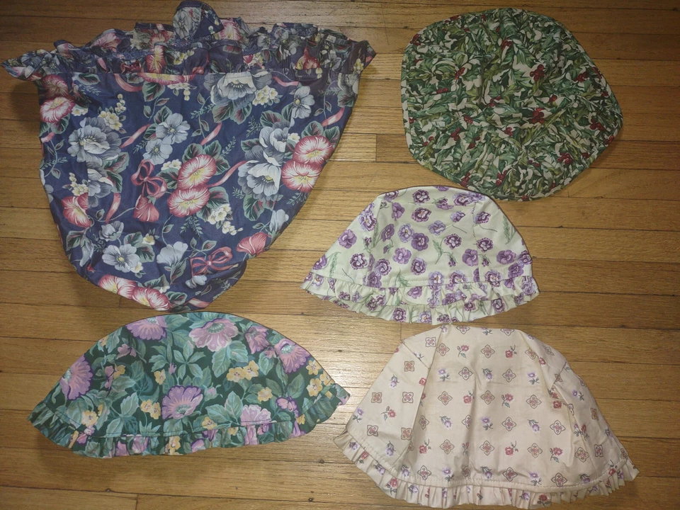 Lot of 5 New Longaberger Basket Cloth Liner Inserts Various Sizes - Image 2 of 4