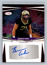 2025 Sage Football Low Series #A-BC Branson Combs Red Auto