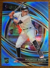 2020 Panini Select Carolina Blue Prizm Mauricio Dubon RC #28/35 Houston Astros