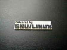 Case Badge for GNU / Linux Sticker Decal 3D Printed Self Adhesive MANY OPTIONS