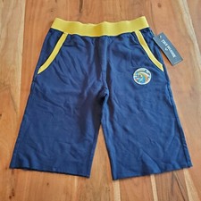 True Religion Twisted Seam Blue Board Sweat Shorts Boys Youth M