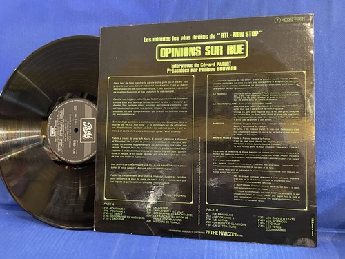 WOLINSKI OPINIONS RUE EMI PATHE ORIGINAL FRANKREICH LP NEAR MINT - Bild 2 von 3