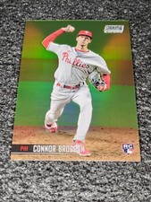 2021 STADIUM CLUB CHROME CONNOR BROGDON REFRACTOR PHILADELPHIA PHILLIES