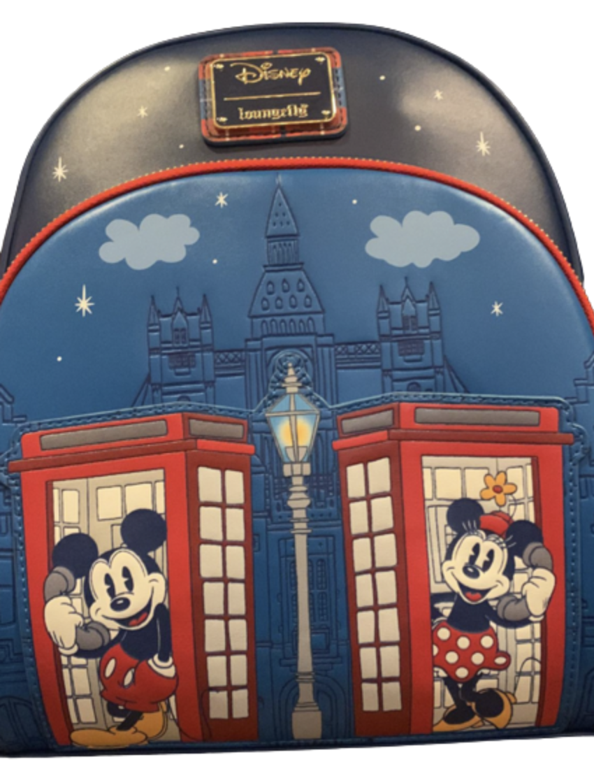 Disney Parks Epcot UK London Mickey Minnie Loungefly Mini  display picture 1