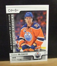 2017-18   connor mcdavid   o pee chee   league leaders   100 points   oilers