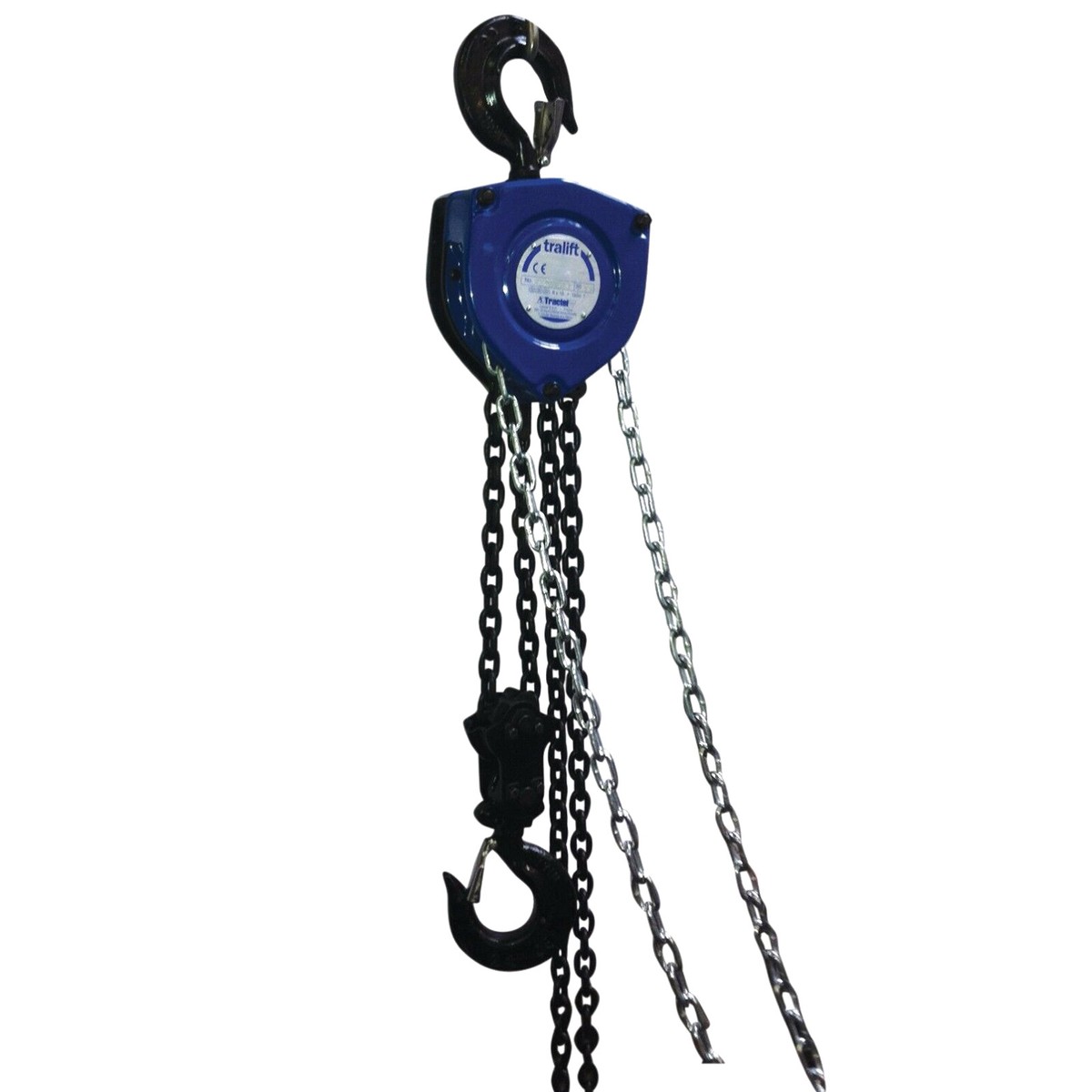 Paranco Manuale A Catena | Portata 1 Tonnellata | Catena 3 Metri | Gancio Girevole | Per Carichi Pesanti