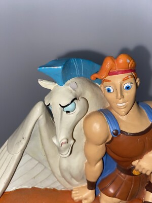 希少 ディズニー ヘラクレス ペガサス フィル メグ フィギュア フォトフレーム DISNEY HERCULES MEGARA MEG PHIL PEGASUS FIGURAL RESIN PHOTO FRAME