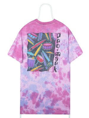 Vintage 1992 year color dye custome t-shirt