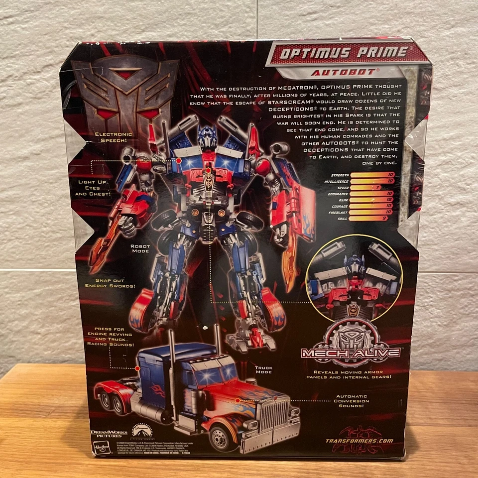 TRANSFORMERS BLACK OPTIMUS PRIME  ROTF Exclusive AMAZON JAPAN Takara Mint w/box - Image 3 of 4
