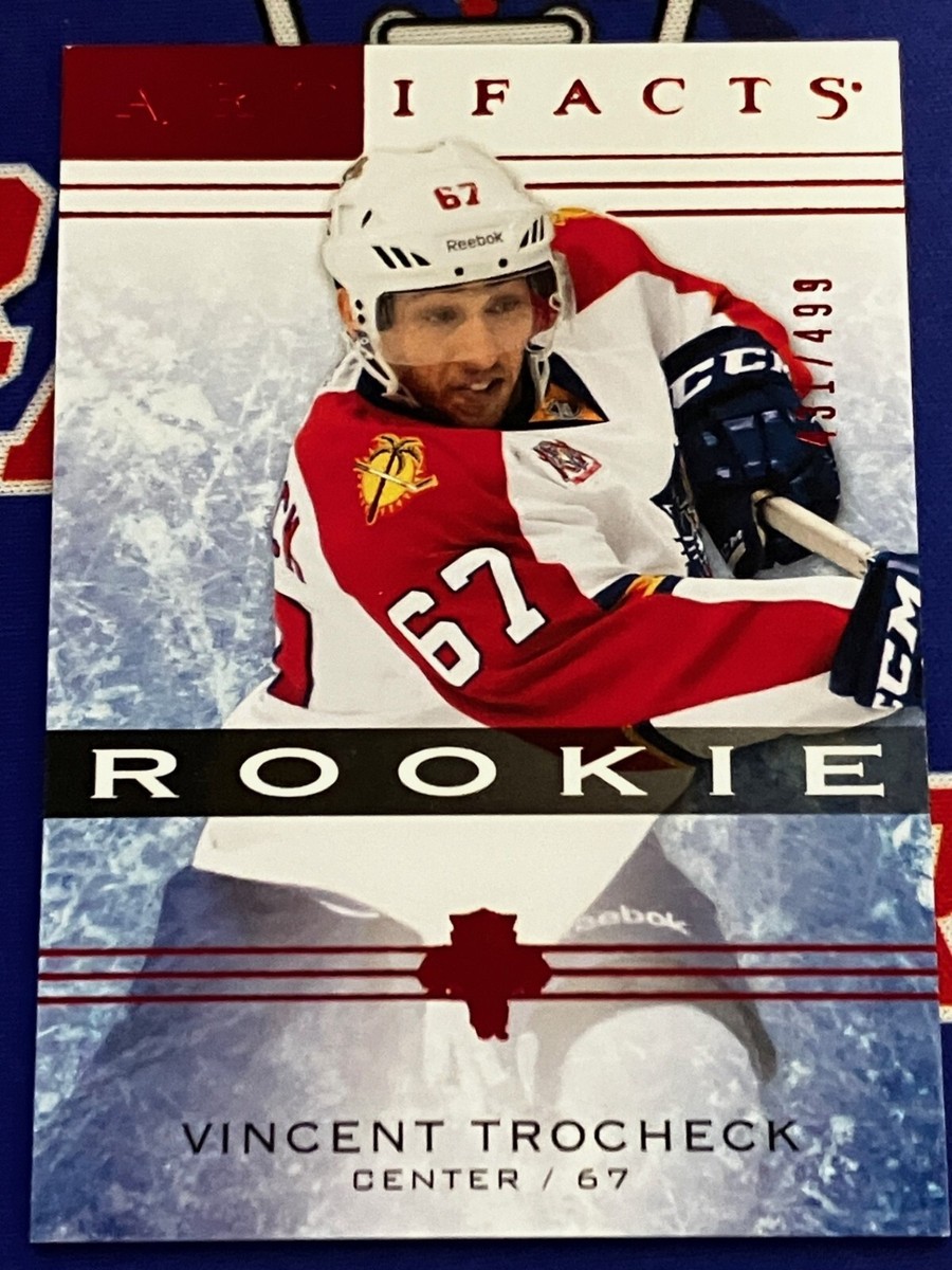 ワンダートレック Vincent Trocheck RC 2014-15 Upper Deck #150🏒 RUBY Artifacts