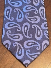 Perry Ellis Portfolio Blue Hand Made 100% Silk Men’s Neck Tie Made In China