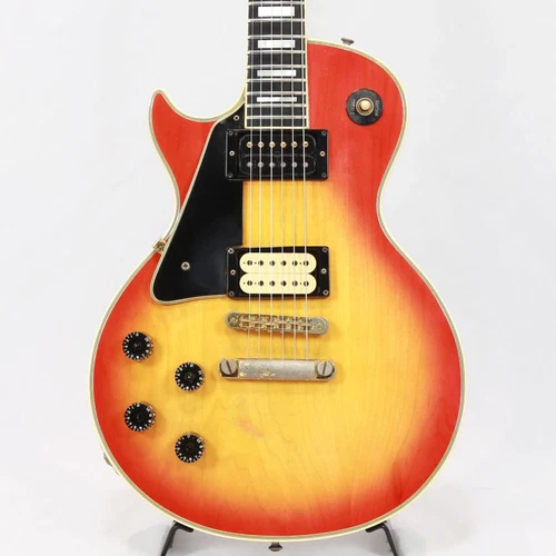 Gibson 1976 Les Paul Custom Left Hand Cherry Sunburst Electric Guitar