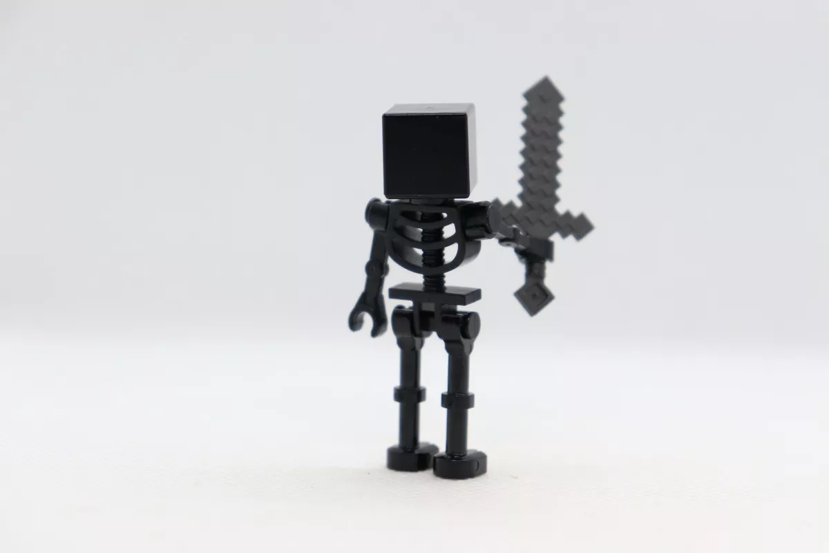 Wither Skeleton LEGO Minecraft Minifigure 21154 21126 21139 21172 Straight  Arms