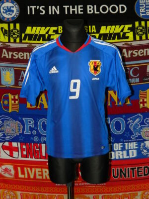 4/5 Japan adults L 2004 original #9 Takahara football shirt jersey trikot soccer