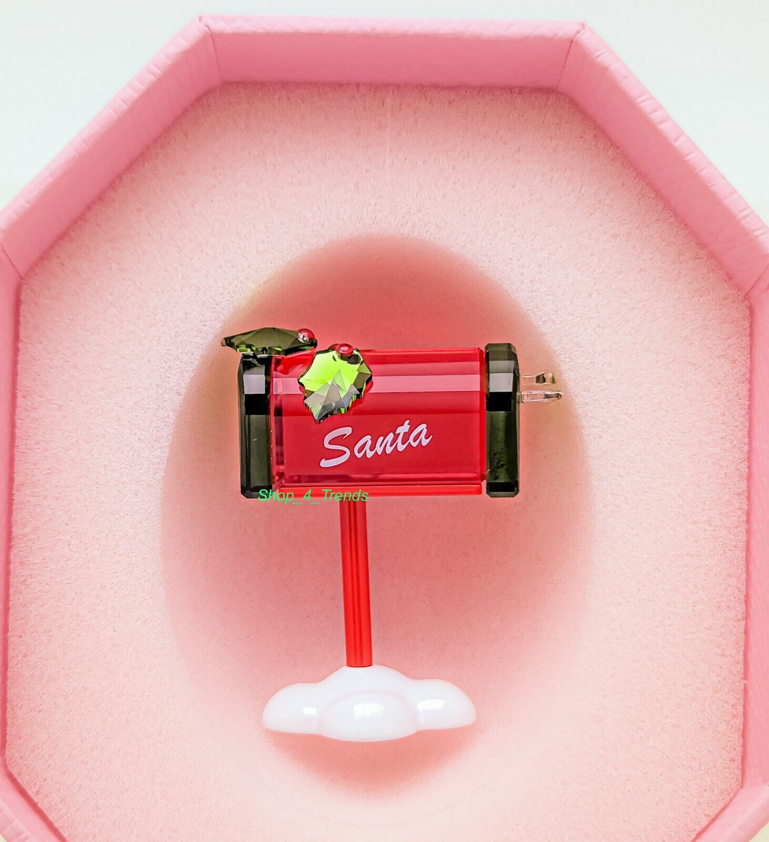 スワロフスキー　置物　サンタのメールボックス New in Gift Box SWAROVSKI 5630338 Christmas Holiday Cheers Santa's