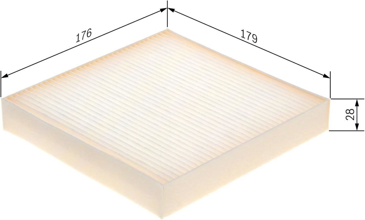 Filtro Abitacolo Bosch M5134 - Standard, Antipolline E Antipolvere Per Auto - Foto 2