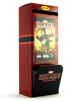 2013 Upper Deck Iron Man 3 Movie Trading Cards 36 Packs Counter Display Marvel