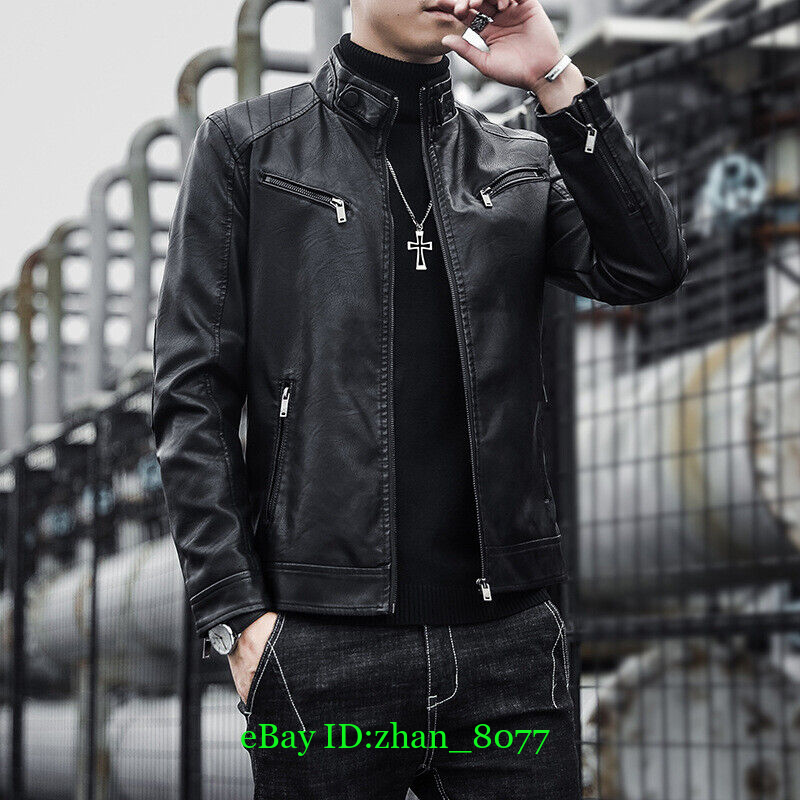 ジャケット・アウター Black Punk High Street Leather Jacket Black Punk High Street Leather Jacket