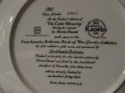 KNOWLES Encyclopedia Britannica Birds of Your Garden Plate ~ The Cedar Waxwing — photo 8