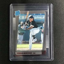 2021 Chronicles Yermin Mercedes Clearly Donruss Rated Rookie Red 2/100