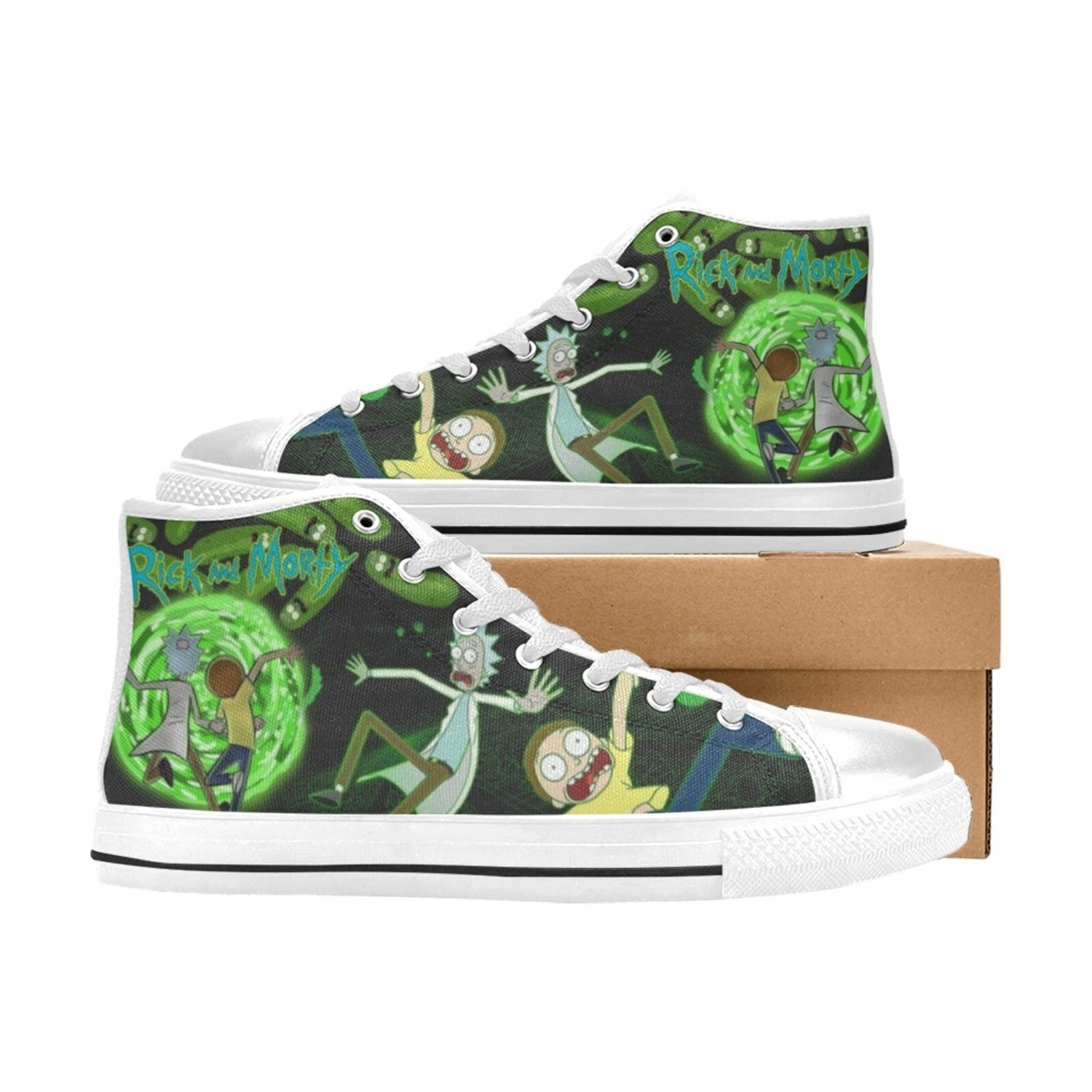 Rick and Rickandmorty 5 High Top Sneaker , Shoes Athletic