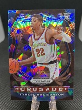 2020-21 Prizm Draft Picks Tyrese Haliburton Blue Ice Crusade /99 #90