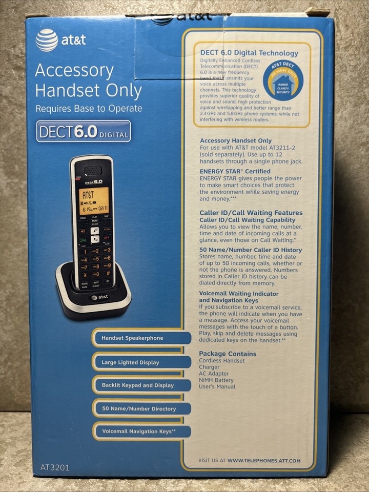 ATT 3201 Handset New Opened For Condition inspection. New open box. | eBay