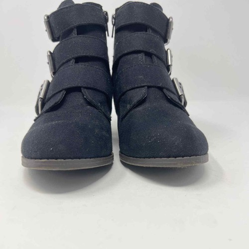 Mossimo black suede ankle booties women size 8 1/2 - Picture 6 of 8