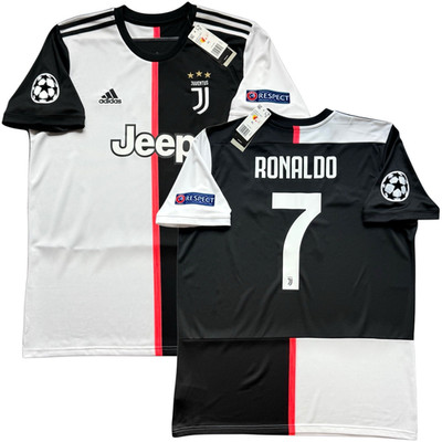 2019/20 Juventus Home Jersey #7 Ronaldo XL adidas Soccer Champions