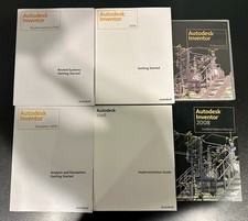Autodesk Inventor Professional 2008 DVD, Routed Systems, Simulation, Vault, etc