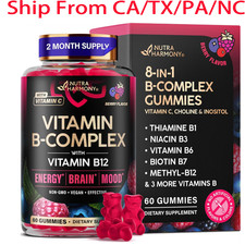 Vitamin B-Complex Gummies W/ Vitamin B12 B1 B...