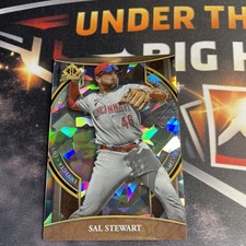 2023 Bowman SAL STEWART Invicta atomic refractor /150 RC - Cincinnati Reds