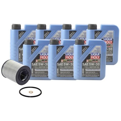 7L Liqui Moly Longtime High Tech 5W-30 WixXP Engine Oil Change Kit for E36 328i