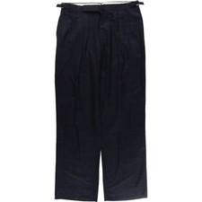 Vintage 90'S Check Pattern Two-Pleated Men's Slacks Size W34