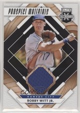 2020 Panini Elite Extra Edition Prospect Materials Black Bobby Witt Jr sd0