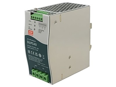 DUPS40 Modul: UPS für DIN-Schiene 24VDC 40A 21-29VDC für DIN-Schiene MEAN WELL