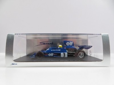 1:43 Spark S1643 Tyrrell 007 No 3 Winner Sweden GP 1974 Jody Scheckter 