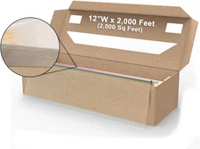 (12"W x 2,000 Feet) SealWrap Cling Classic ZipSafe Plastic Wrap PVC w/Cutter Box