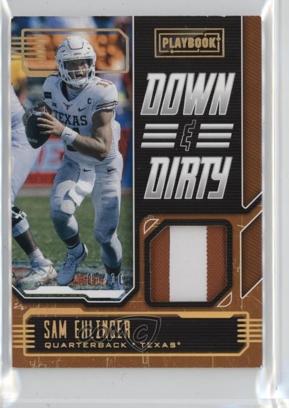 2021 Panini Chronicles Draft Picks Prime 7/10 Sam Ehlinger #PB-SE Rookie RC 7tw