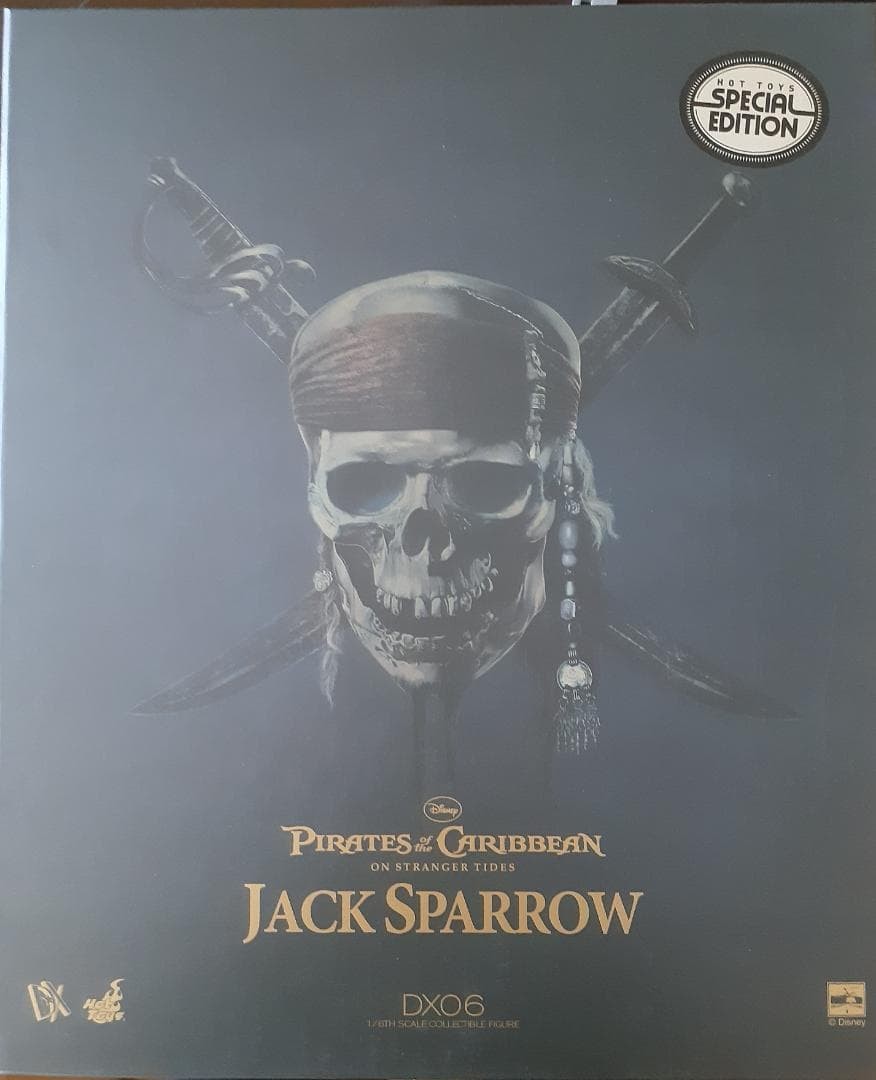 Hot Toys DX06 Jack Sparrow Pirates of the Caribbean On Stranger Tides 1/6 Figure