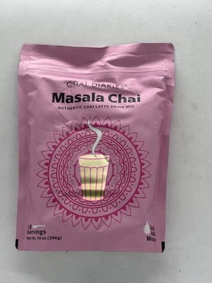 Chai Diaries Masala Chai Latte Drink Mix 14 Oz., Best By 7/2027, FREE SHIPPING!