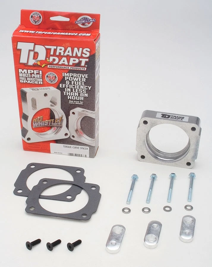 Trans-Dapt 2517, One Natural Aluminum Fits 97- Ford P/U 4.6L Fuel Injection Spac - Image 2 of 4