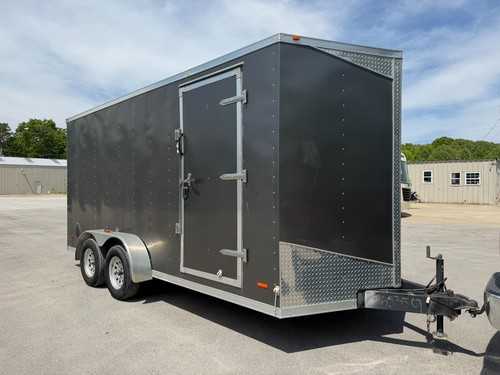 2019 RC Box Trailer, Storage, Tandem Axel , V-Nose, Enclosed,