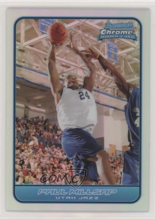 2006 Bowman Draft Picks & Stars Chrome Refractor /249 Paul Millsap Rookie RC 8u9