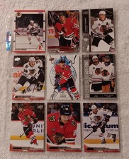 NHL Hockey Chicago Blackhawks Lot Of (9) Cards Bulk Page Base Set Players