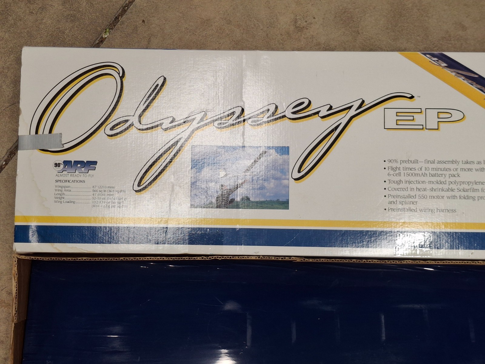 Eflite Odyssey EP Electric Powered RC Remote Control Glider/Sailplane Kit ARF